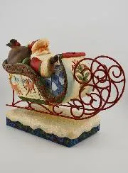 De Slee van de Kerstman - Jim Shore
