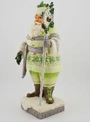 Kerstman White Woodland - Jim Shore