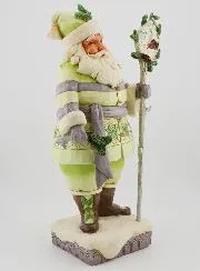 Kerstman White Woodland - Jim Shore
