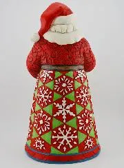 Kerstman met Sneeuwbol - Jim Shore