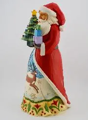 Verlichte Kerstman - Jim Shore