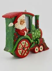 Kerstman Trein om op te Hangen - Jim Shore