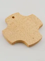 Houten Kruis van Esdoorn Hout - De Wonderbaarlijke Visvangst