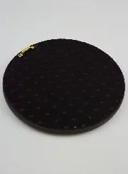 Ronde Ex Voto Wanddecoratie Gouden Hart op Fluweel - 29cm