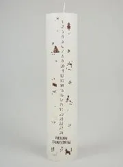 Adventskaars Scandinavische Stijl - 25 cm