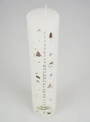 Adventskaars Scandinavische Stijl - 25 cm