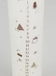 Adventskaars Scandinavische Stijl - 25 cm