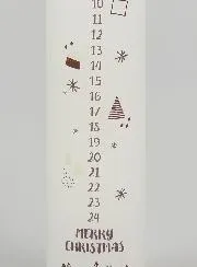 Decoratieve Adventskaars in Scandinavische Stijl - 25 cm