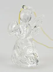 Glazen Kerstengel om op te Hangen 4cm