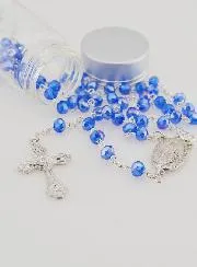 Rozenkrans van de Wonderdadige Medaille met Sluiting - Blauw