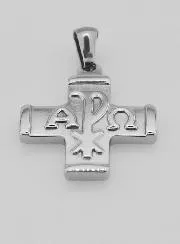 Hanger Kruis Chrisma - Pax, Alpha en Omega