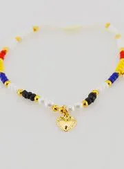 Multicolor Gevlochten Religieuze Armband - Ex Voto