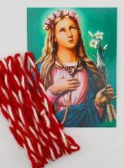 Koord van Heilige Philomena met Gebed