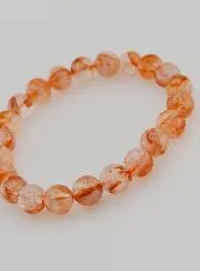 Armband van Hematoïde Kwarts Steen A - 8 mm