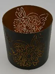 Opengewerkt Windlicht - Beschermengel