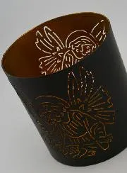 Opengewerkt Windlicht - Beschermengel