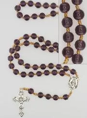 Rozenkrans Wonderdadige Medaille - Amethist Kristal