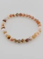 Edelsteen Armband van Roze Opaal 6mm