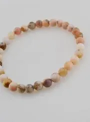 Edelsteen Armband van Roze Opaal 6mm