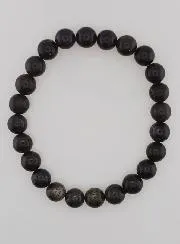 Edelsteen Armband van Zwarte Opaal 8mm