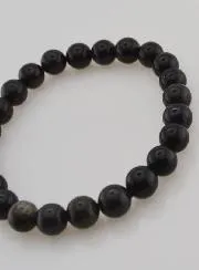 Edelsteen Armband van Zwarte Opaal 8mm