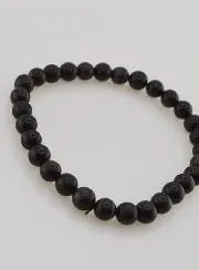 Edelsteen Armband van Zwarte Opaal 6mm