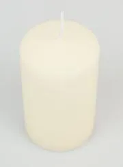 Decoratieve Tafelkaars 10 x 6 cm - Ivoor