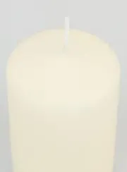 Decoratieve Tafelkaars 10 x 6 cm - Ivoor