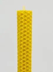 Kaars van Bijenwas 100% Natuurlijk - 20cm