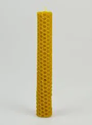 Kaars van Bijenwas 100% Natuurlijk - 15cm