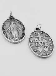 Wonderdadige medaille 30mm - Gebed in het Frans