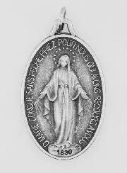 Wonderdadige medaille 30mm - Gebed in het Frans