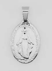 Wonderdadige Medaille van Roestvrij Staal 22mm - Gebed in het Frans