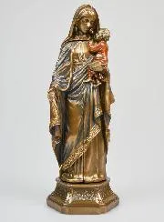 Kerstcadeau Drieluik Maria en Geboorte Jezus - 20cm