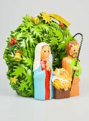 Heilige Familie om neer te zetten Kerstmis - 15cm