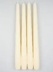 Set 4 Gotische Kaarsen Ivoor - 25cm