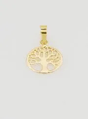 Gouden Hanger Levensboom 10mm