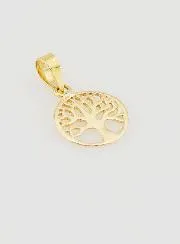 Gouden Hanger Levensboom 10mm
