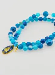 Rozenkrans Wonderdadige Medaille van Echt Agaat