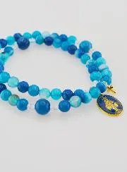 Rozenkrans Wonderdadige Medaille van Echt Agaat