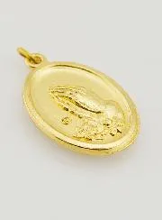 Gekleurde Medaille Maria Wonderdadige 22mm