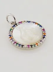 Medaille Maria Wonderdadige van Parelmoer - 15mm