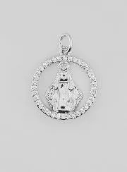 Medaille Maria Wonderdadige van Parelmoer - 15mm