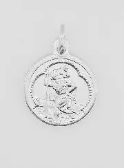 Hanger Heilige Christoffel van Aluminium - 15 mm