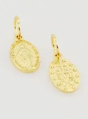 Goudkleurige Wonderdadige Medaille Rue du Bac Parijs - 12mm