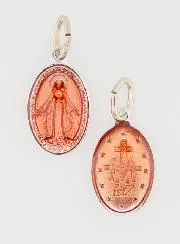 Rode Wonderdadige Medaille - 14mm