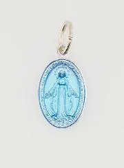 Blauwe Wonderdadige Medaille - 14mm