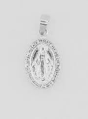 Wonderdadige Medaille van de Rue du Bac Parijs Zilver - 13 mm