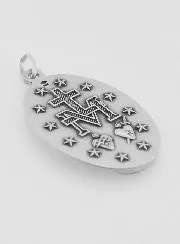 Grote Wonderdadige Medaille van Massief Zilver - 33 mm