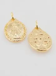 Vergulde Wonderdadige Medaille - 25mm